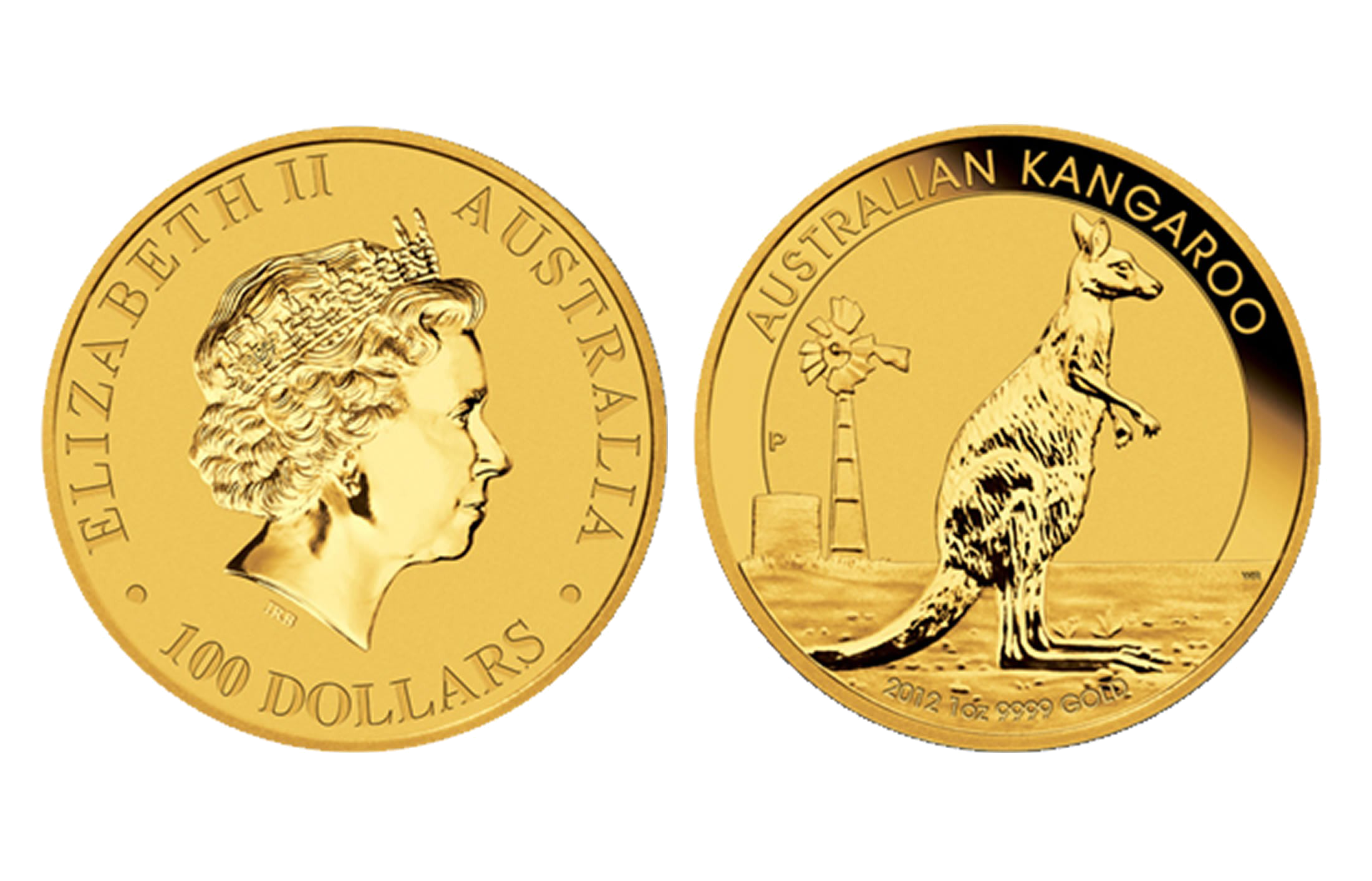 australian kangaroo front and back