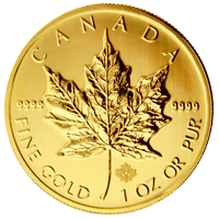 gold maple leaf