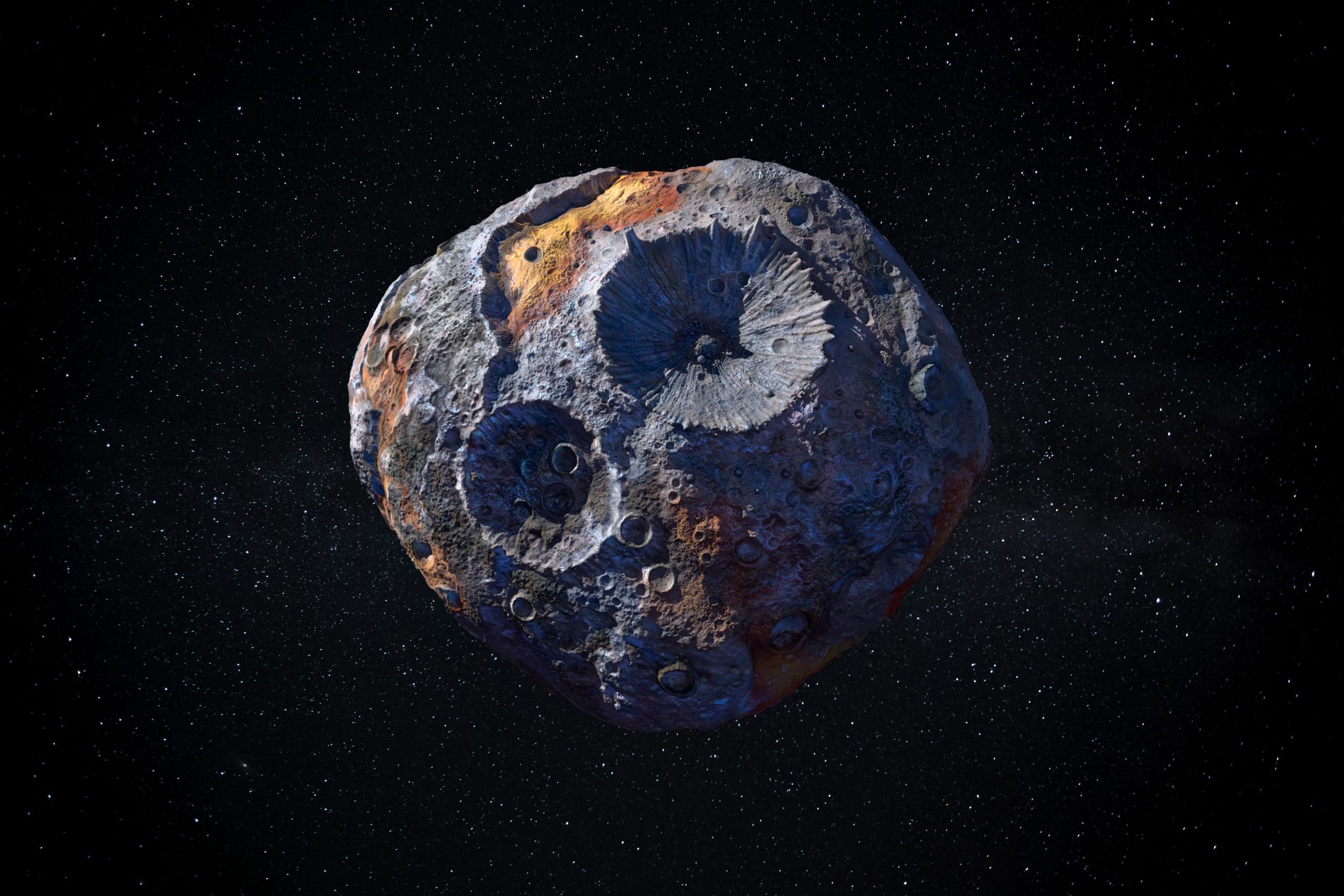 An asteroid