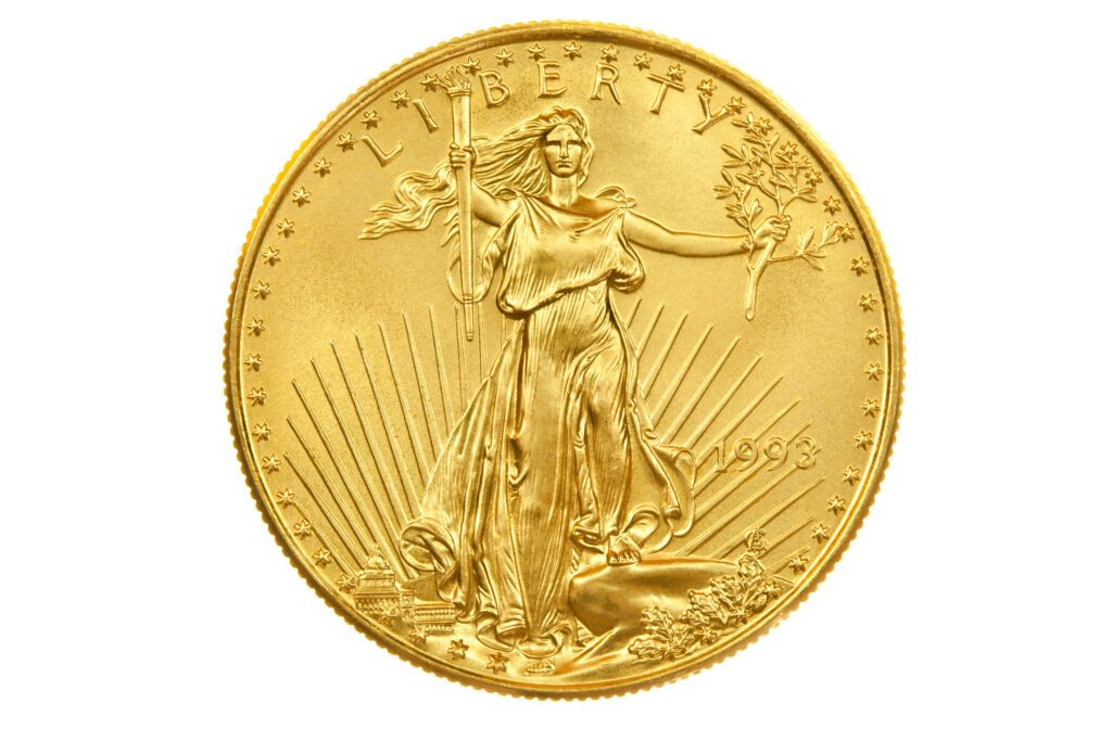 American Eagle Gold Coin Bullion, heads side
