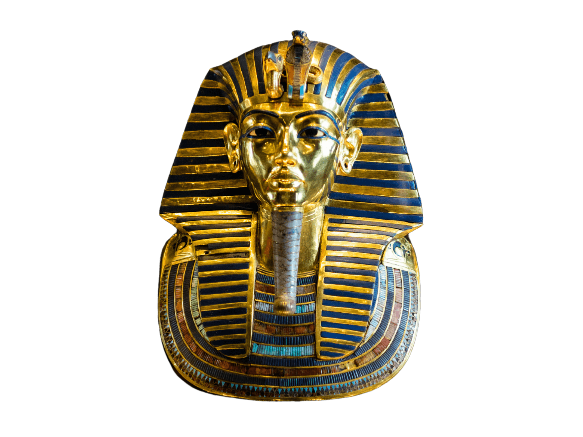 gold burial mask of King Tutankhamun