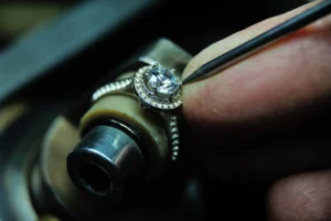 platinum ring setting