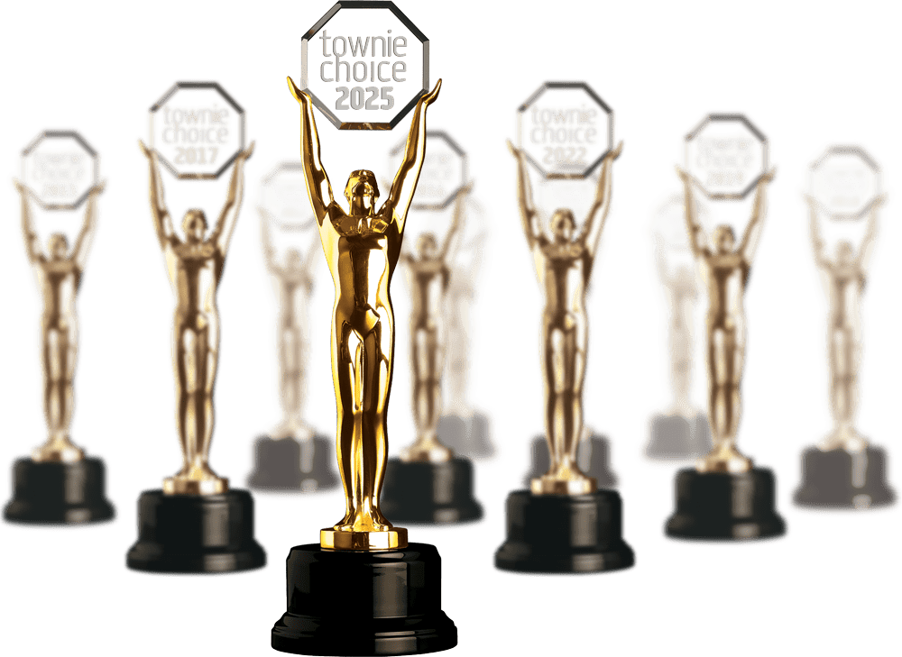 Ten 2025 Dentaltown Townie Best Dental Refiner statuettes